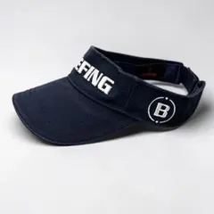 新品未使用タグ付BRIEFINGブリーフィング サンバイザー NAVY ネイビー