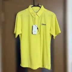 値下げ　Titleist 半袖シャツ イエロー ゴルフウェアのサムネイル