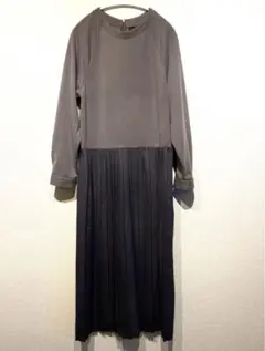 【匿名配送】マルタ　MARTHA プリーツスカートワンピース M 秋冬〜春