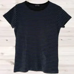 B1552 イーストボーイ Tシャツ 半袖 カットソー(9) ボーダー 総柄 綿