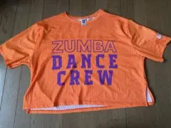 ZUMBA DANCE CLUB メッシュ トップス オレンジ Sサイズ - メルカリ