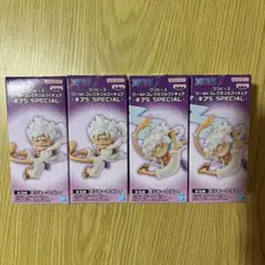 ワンピース　ワーコレ　ギア5　SPECIAL　ルフィ　4体セット　初版