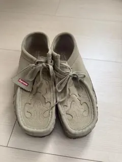 Supreme x Clarks Wallabee Maple