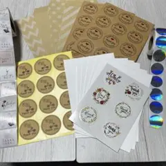 THANK YOU シール　まとめ売り　ステッカー　ラッピング