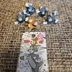 トムとジェリー つまんでつなげてますこっと キーチェーン　キーホルダー