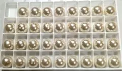 NO6アクセサリーパーツ ガラスパールビーズ12mm