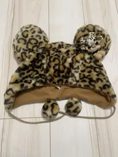 ディズニー　ファンキャップ　豹柄