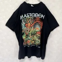 MASTODON マストドン バンドTシャツ 半袖 両面プリント 黒 古着 XLのサムネイル