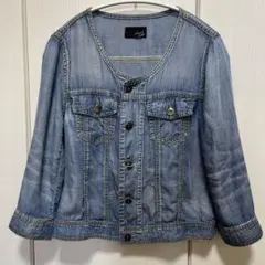 Grand Table ヤマダヤスコットクラブ薄手デニムジャケット 7分袖9号