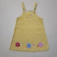 MIKIHOUSE　コーデュロイ　サロペット　スカート