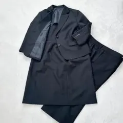 Krone 大きいサイズ　スーツ3点セット　ウォッシャブル　21号　ブラック　黒