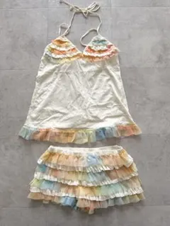 ジェラートピケ 3点セット ワンピース セットアップ ルームウェア