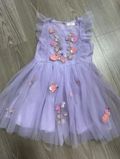 NEXT ラベンダー ドレス　ワンピース　1歳半〜2歳　92　結婚式　フォーマル