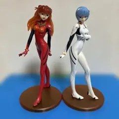 エヴァンゲリオン　綾波レイ　アスカ ラングレーフィギュアセット　リアル