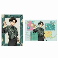 進撃の巨人 ラウンドワン コラボ レトロ風ファッション リヴァイ ポストカード