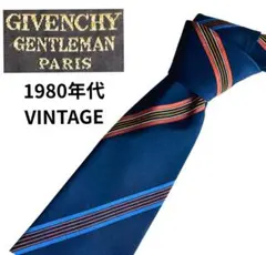 GIVENCHY 80s ジェントルマン パリ レジメンタル ネクタイのサムネイル