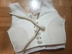 【N7】完売品 試着のみ 箱なし スポブラ レースアップ ホワイト ひなちゃん N7】試着のみ スポブラ レースアップ ホワイト ひなちゃん