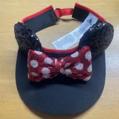 カリフォルニアディズニー購入　ミニーマウス　サンバイザー　カチューシャ