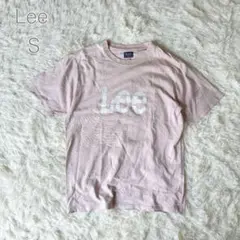 【リー】Lee ユニセックス　Tシャツ　ロゴ　コットン100% ピンク　Sのサムネイル
