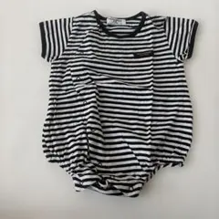 男女⭐︎半袖ボーダー⭐︎Tous les caleçons ロンパース 80サイズのサムネイル