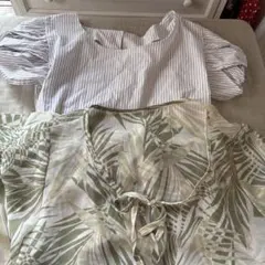 半袖ブラウス２枚