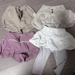 《まとめ売り》女の子　ショートパンツセット