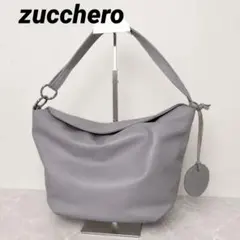 極美品☆ズッケロ 本革 3WAYバッグ グレー ショルダー ワンショルダー 軽量