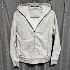 y031103 L.L.Bean パーカー　XS　厚手　フリース裏地　ジッパー