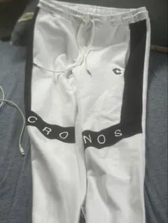 CRONOS クロノス LEON別注 ホワイト ジョガーパンツ 未開封 - メルカリ
