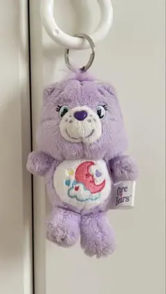 CareBears ケアベア ぬいぐるみキーホルダー 紫