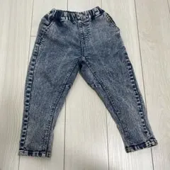 branshes ケミカルウォッシュ デニムパンツ 110cm