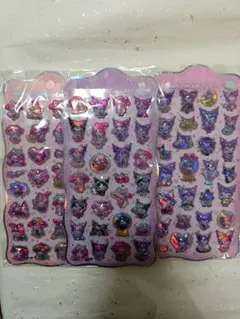 マイメロクロミぷくぷくシール3枚セット