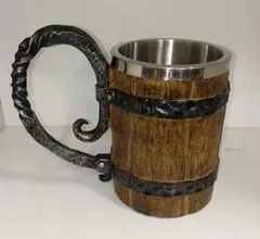 松本零士展　宇宙海賊キャプテンハーロック 木樽ジョッキ　URAKITA⼯房 2025年最新】木樽ジョッキの人気アイテム - メルカリ