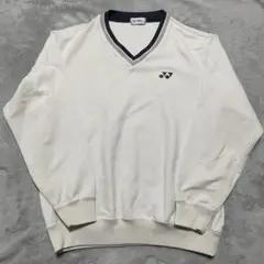 YONEX Vネック長袖ウェア トレーナー　Lサイズ