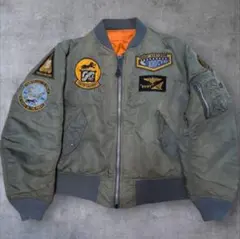 希少【USA製】ALPHA type MA-１ フライトジャケット Mサイズ