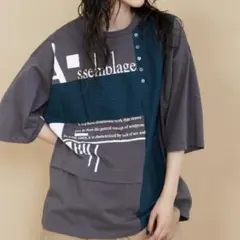 FRAPBOIS アシンメトリックTシャツ 【サイズ１】のサムネイル