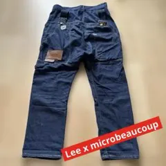 【美品】メルシーボークー New des Lee サルエルデニムパンツ