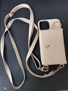 iPhone 13mini用ショルダーストラップケース