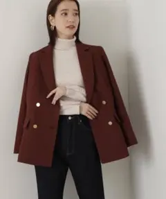 N. Natural Beauty Basicダブルブレストテーラードジャケット