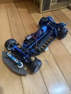 ホビーラジコン シャーシ 青と黒 カーボンファイバー - メルカリ