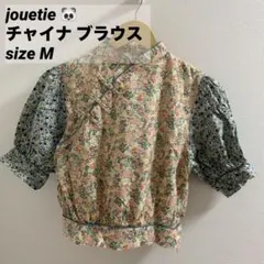 【最終価格☪️値下げ不可】jouetie チャイナ　ブラウス 小花柄 カンフー