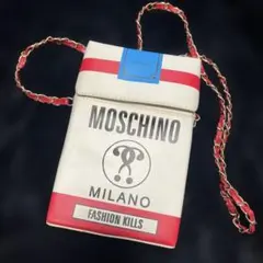 MOSCHINO Fashion Kills ショルダーバッグ　ヴィンテージ