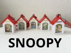 【レア/サンリオ製】スヌーピー ピンズハウスコレクション 5点セット まとめ売り