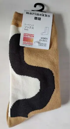 ユニクロ　マリメッコ　コラボ　レディース　ヒートテック　靴下　23-25