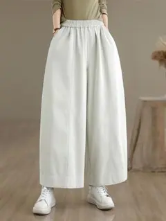 ワイドパンツ デニム ジーパン 着痩せ おしゃれ度高め レトロ 個性的なデザイン