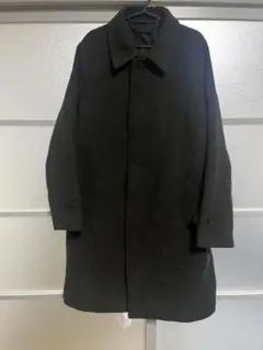 UNIQLO ウールブレンド ステンカラーコート オリーブ　Lサイズ