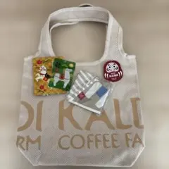 KALDI 2026食品福袋 バッグ+もべじエコバッグ+福飴+福茶