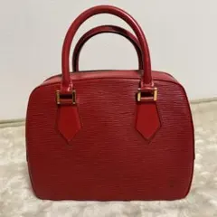 Louis Vuitton エピレザー ハンドバッグ レッド