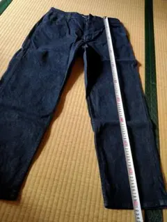 【送料無料】UNIQLO ダークブルー ストレートデニム M