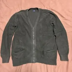 Gap グレー ジッパー付きカーディガン Sサイズ